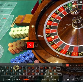 Live roulette avec croupiers en direct d'un vrai casino